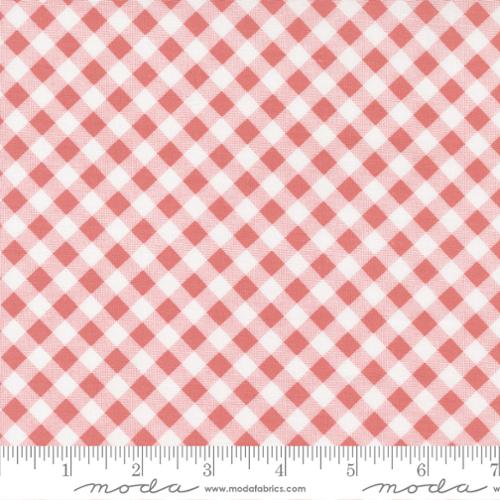 TEA ROSE Gingham, Country Rose by Lella Boutique for Moda