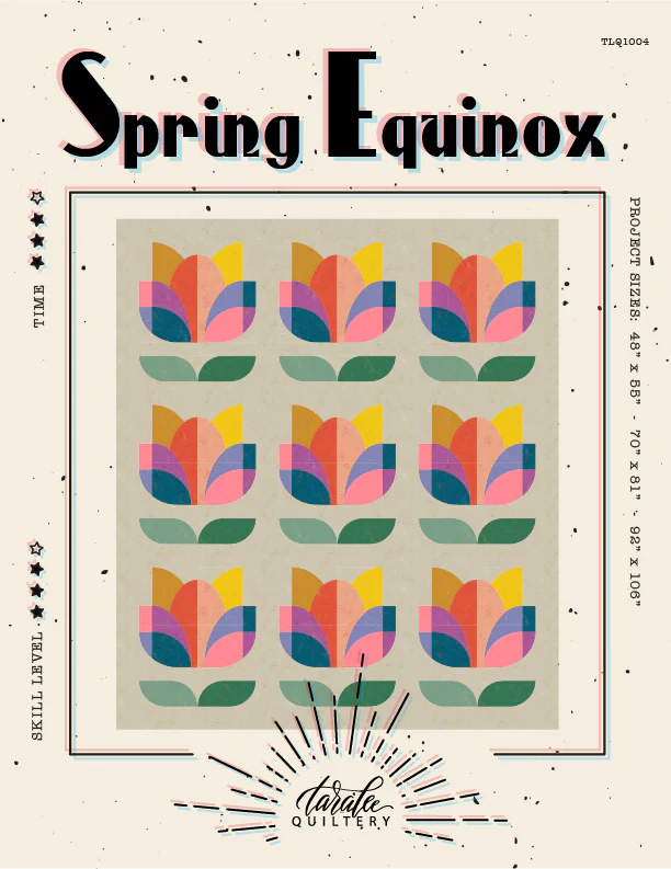 Spring Equinox Quilt Pattern by Taralee Quiltery