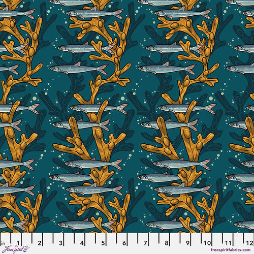 TEAL Artful Anchovy from Mariana by Rachel Hauer