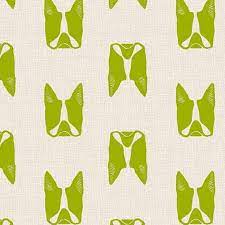 GREEN Dogs Quilting Cotton by Sarah Golden, Cats and Dogs, Andover