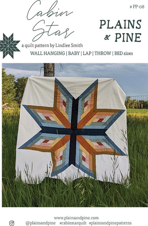 Cabin Star Quilt Pattern from Plains & Pine
