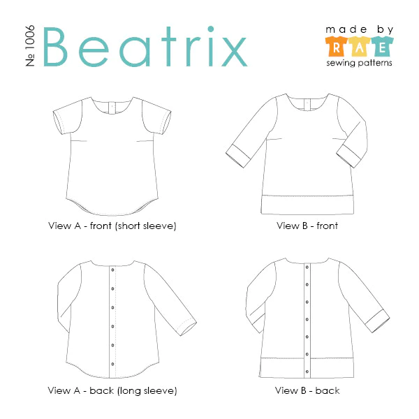 Beatrix Top Pattern from Made by Rae