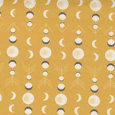 GOLDEN YELLOW Moon Phases, Through the Woods by Sweetfire Road, Moda