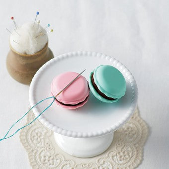 Sweet N' Sharp Macaron- Magnetic Needle Holder and Sharpener