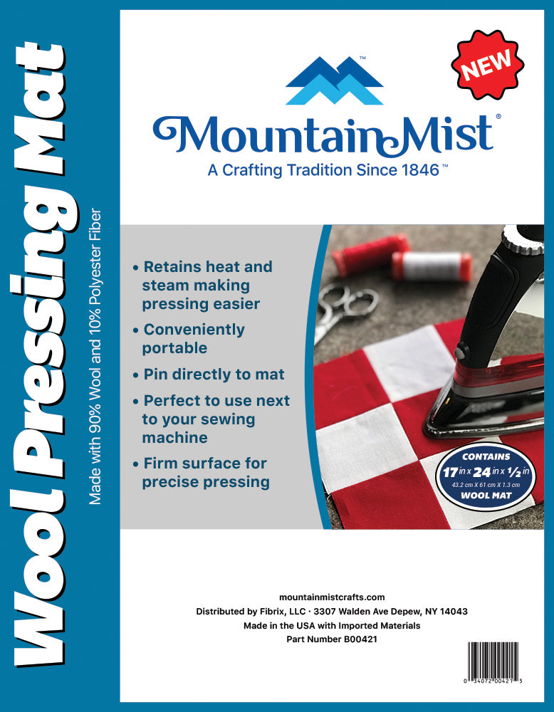 Mountain Mist Wool Pressing Mat - 13.5" x 13.5" x .5"