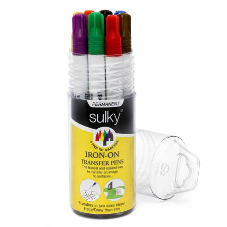Sulky Fine Tip Iron-on Transfer Pens 8ct