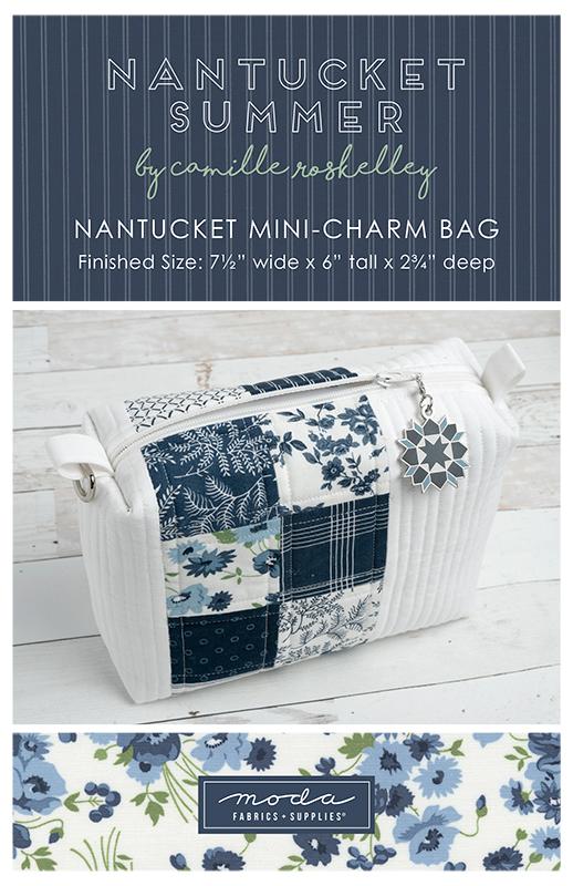 Nantucket Summer Mini-Charm Bag Pattern by Moda