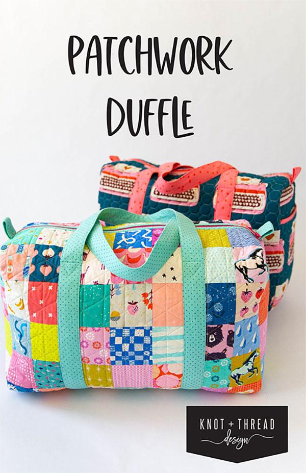 Patchwork Duffle Pattern by Knot + Thread Design