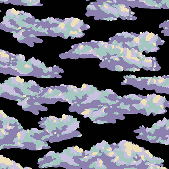 NIGHT, Cloudy Skies, Astrologika by Eye Candy Quilts