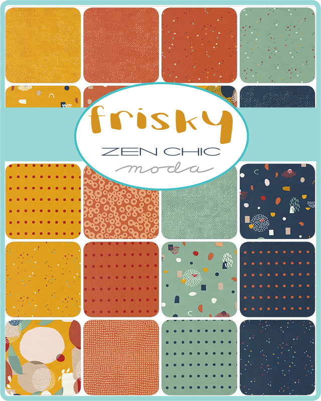 Mini Charm Pack, Frisky by Brigette Heitland for Zen Chic