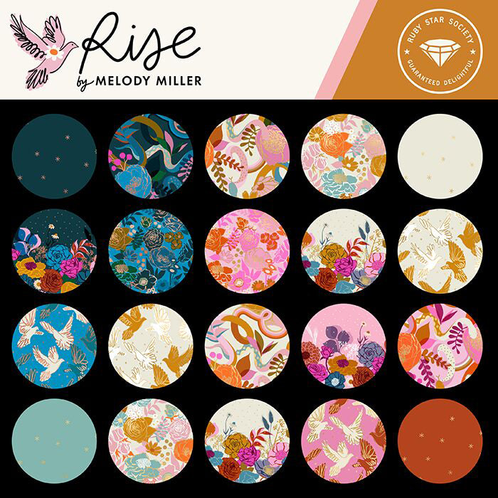 Rise 5" Charm Pack by Melody Miller, Ruby Star Society