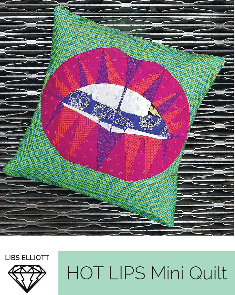 Hot Lips Pattern by Libs Elliot from Paper Pieces