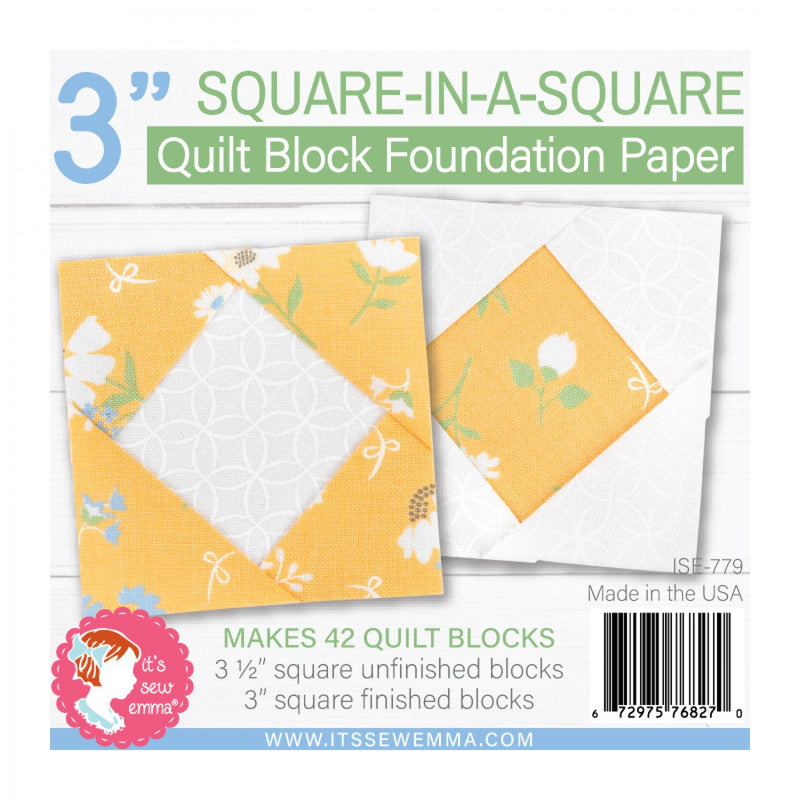 Square-in-a-Square 3in Foundation Paper Pad by It&