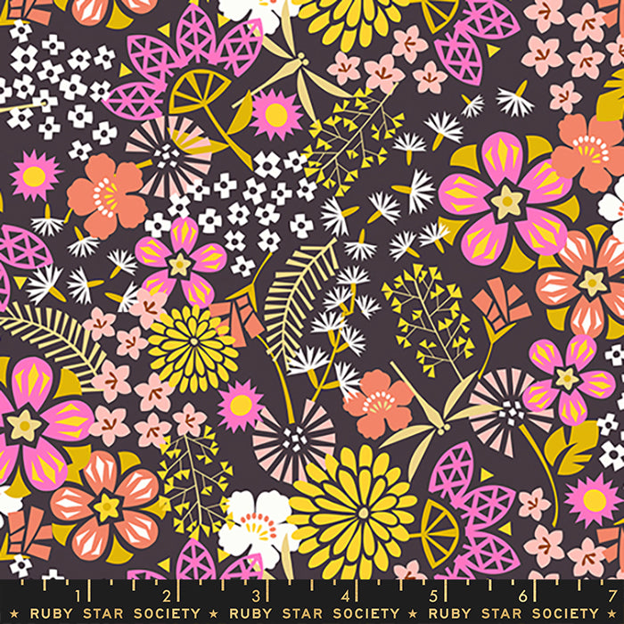 CAVIAR, Koi Floral from Koi Pond by Rashida Coleman-Hale for Ruby Star Society