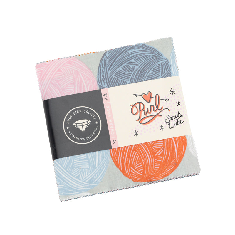 5" Charm Pack of Purl by Sarah Watts, Ruby Star Society