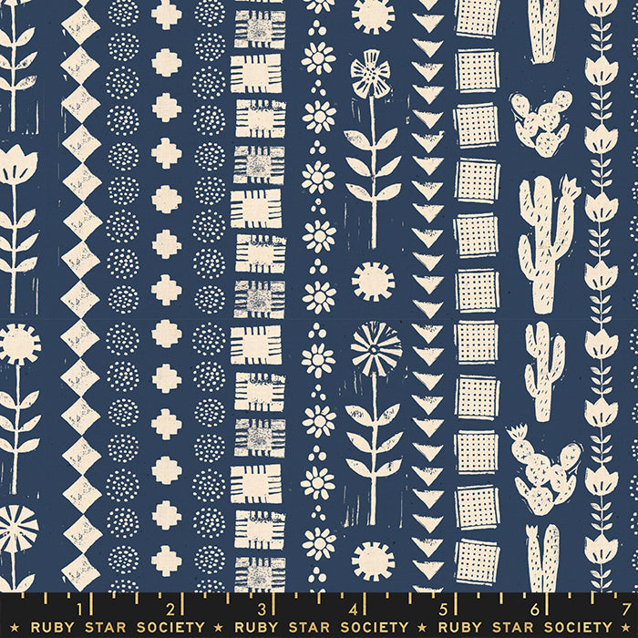 BLUEBELL Garden Rows from Heirloom by Alexia Abegg, Ruby Star