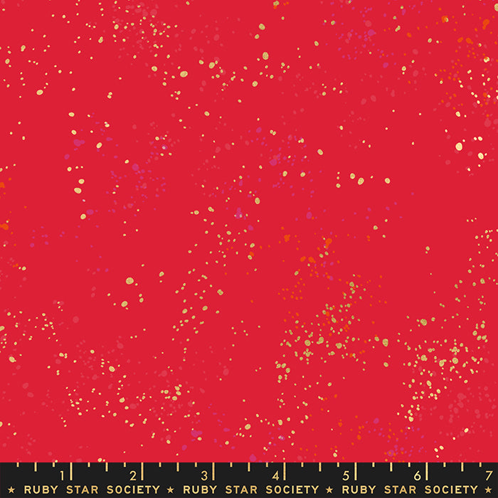 SCARLET Metallic Speckled New 2020 from Rashida Coleman-Hale, Ruby Star