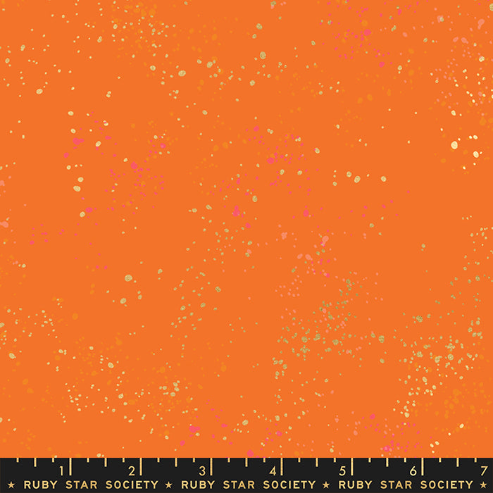 BURNT ORANGE Metallic Speckled New 2020 from Rashida Coleman-Hale, Ruby Star