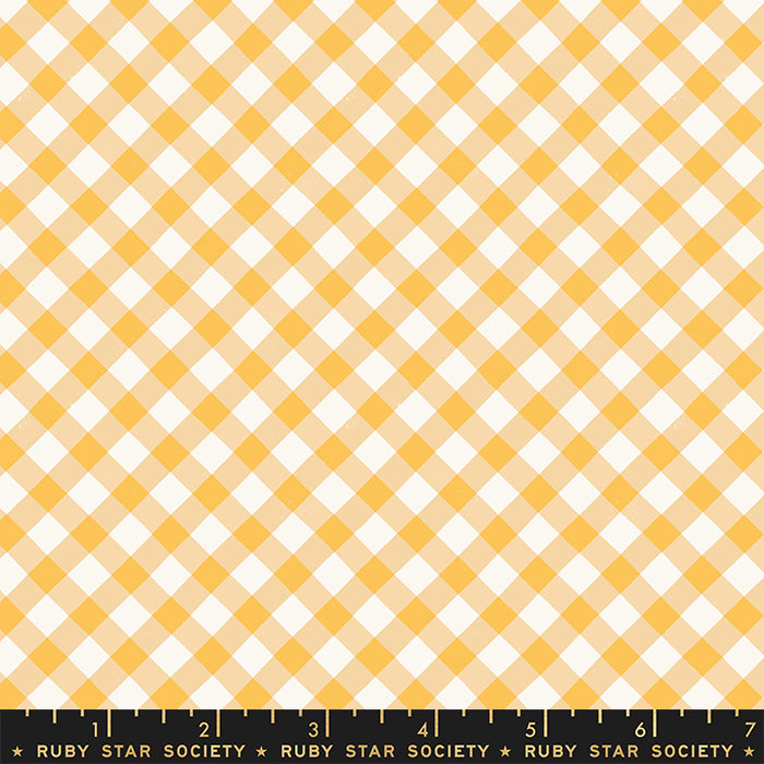 BUTTERNUT Painted Gingham from Food Group, Ruby Star