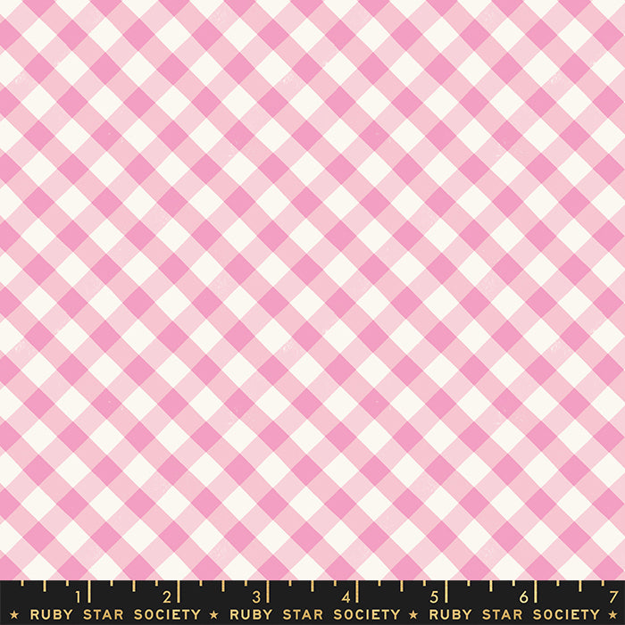 ORCHID Painted Gingham from Food Group, Ruby Star