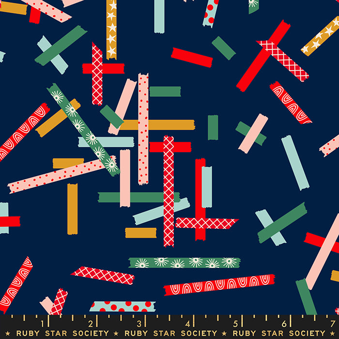 NAVY, Washi Tape, Jolly Darlings Collaborative Collection by Ruby Star Society