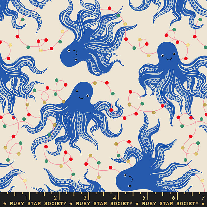 BLUE RIBBON, Octolights, Jolly Darlings Collaborative Collection by Ruby Star Society
