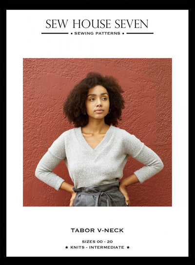 Tabor V-Neck Pattern from Sew House Seven