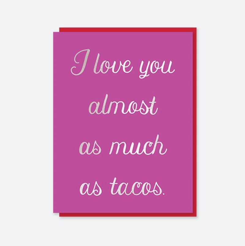Love You Tacos Card from Craftedmoon by Sarah Watts