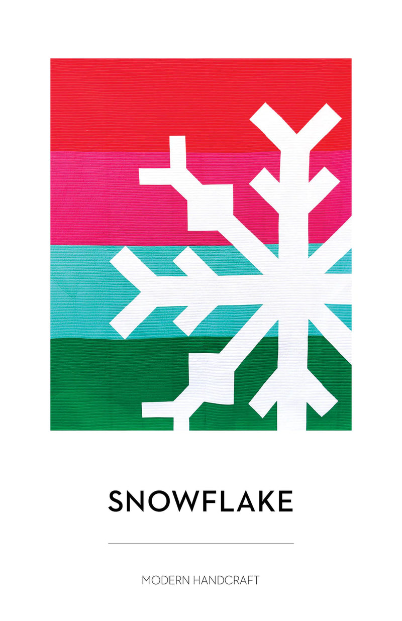 Snowflake Quilt Pattern from Modern Handcraft
