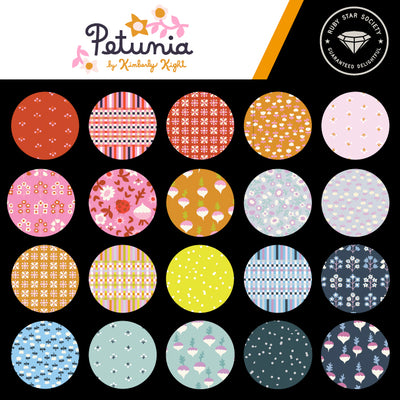 5" Charm Pack of Petunia by Kimberly Kight for Ruby Star Society Fabrics