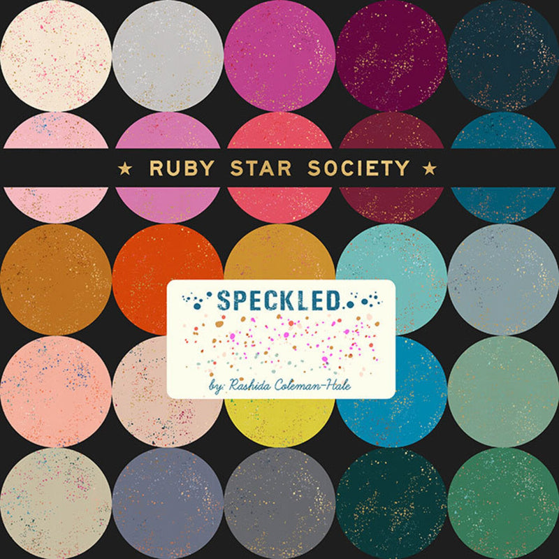 Ruby Star Speckled - Jelly Roll 2.5" strips