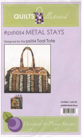 Metal Stays for Bag Making from QuiltsIllustrated