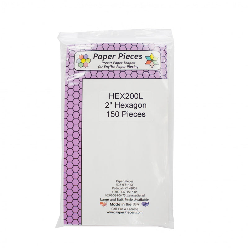 2" Hexagon Papers for EPP from Paper Pieces 150ct