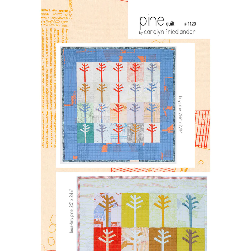 Pine Quilt Pattern by Carolyn Friedlander