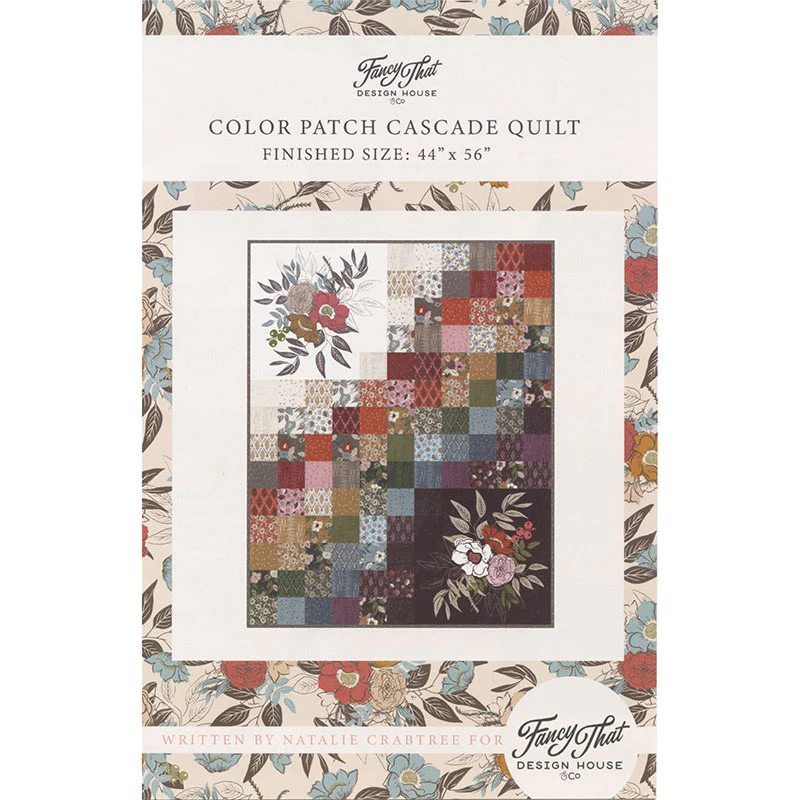 Color Patch Cascade Quilt Pattern by Fancy That Design House & Co