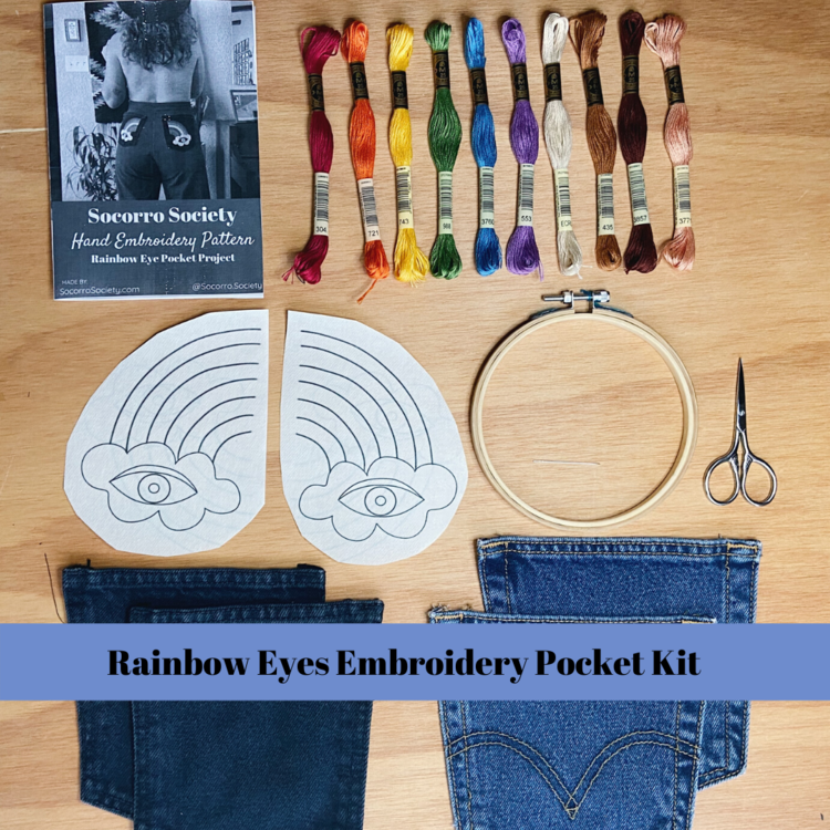 Rainbow Eye Pocket Project Kit by Socorro Society