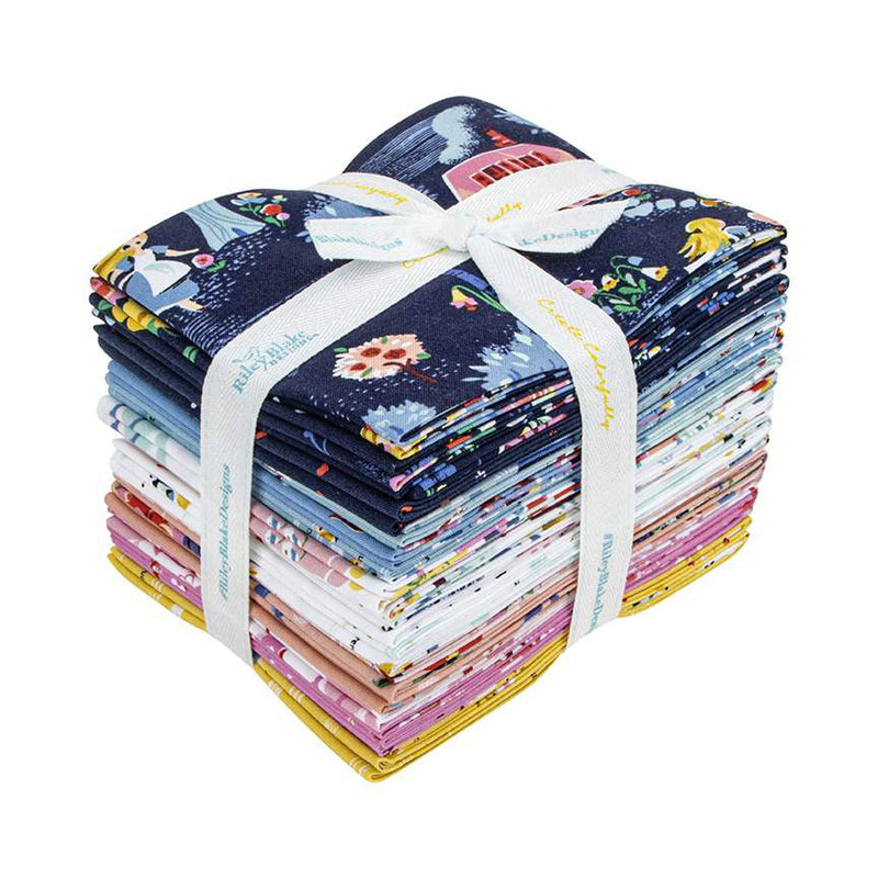 Fat Quarter Bundle, Down the Rabbit Hole by Jill Howarth for Riley Blake Designs
