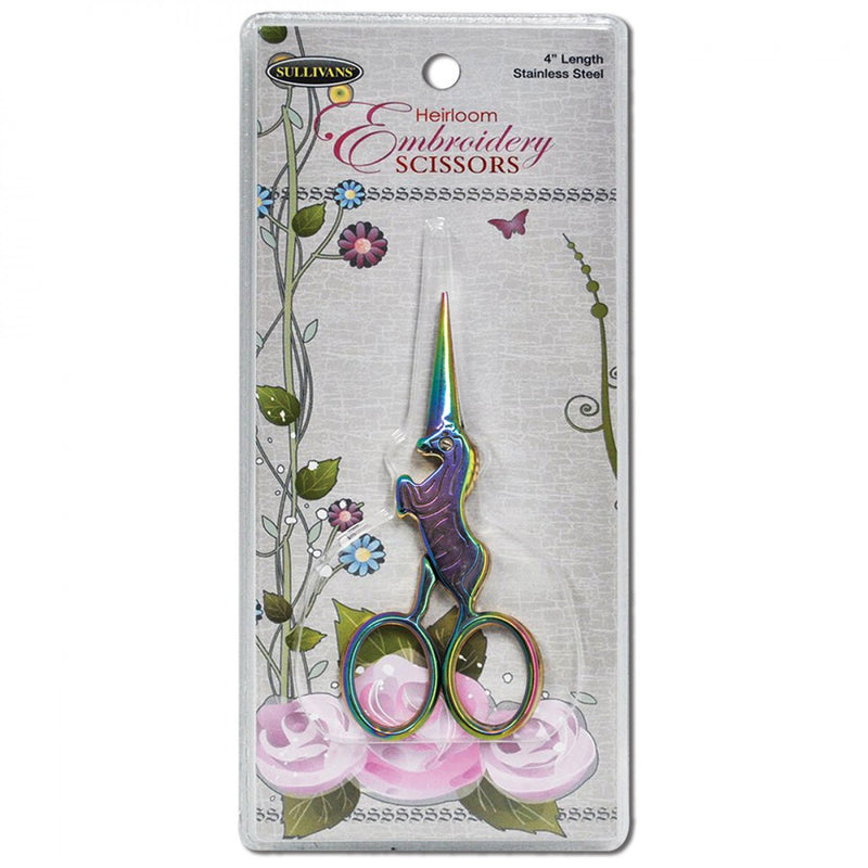 4" Unicorn Embroidery Scissors From Sullivans