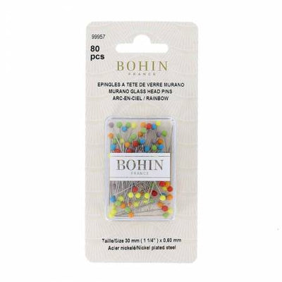 Glass Head Pins 1 3/16in 80ct  from Bohin