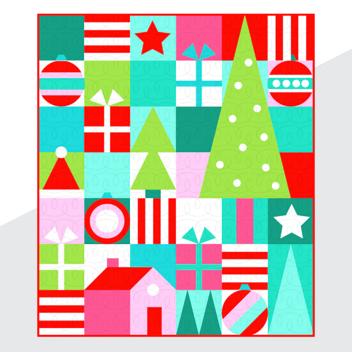 Christmas Cheer Quilt Kit - Phosphor Edition (pattern included)
