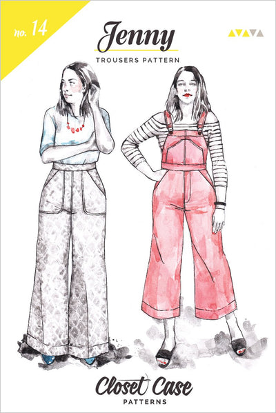Jenny Overalls and Trousers Pattern from Closet Core Patterns