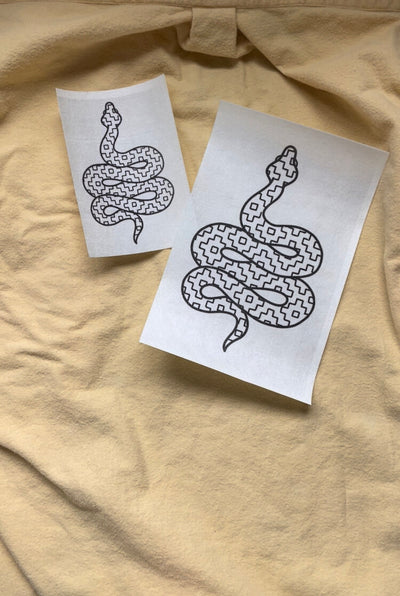 Sashiko Snake Visible Mending Kit from Socorro Society