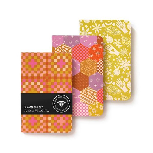 Honey, 3 Notebook Set by Alexia Marcelle Abegg for Ruby Star Society
