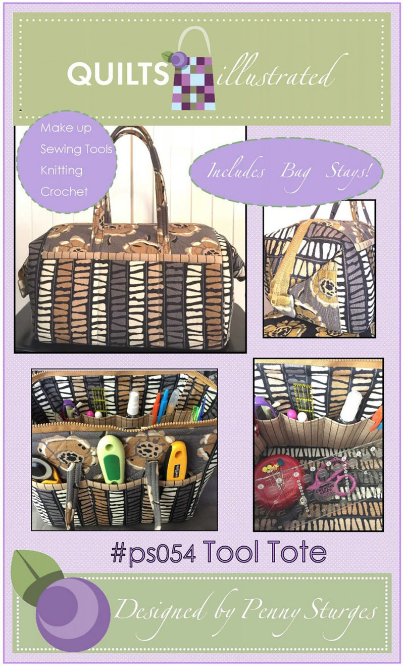 Tool Tote Pattern by Penny Sturges for QuiltsIllustrated