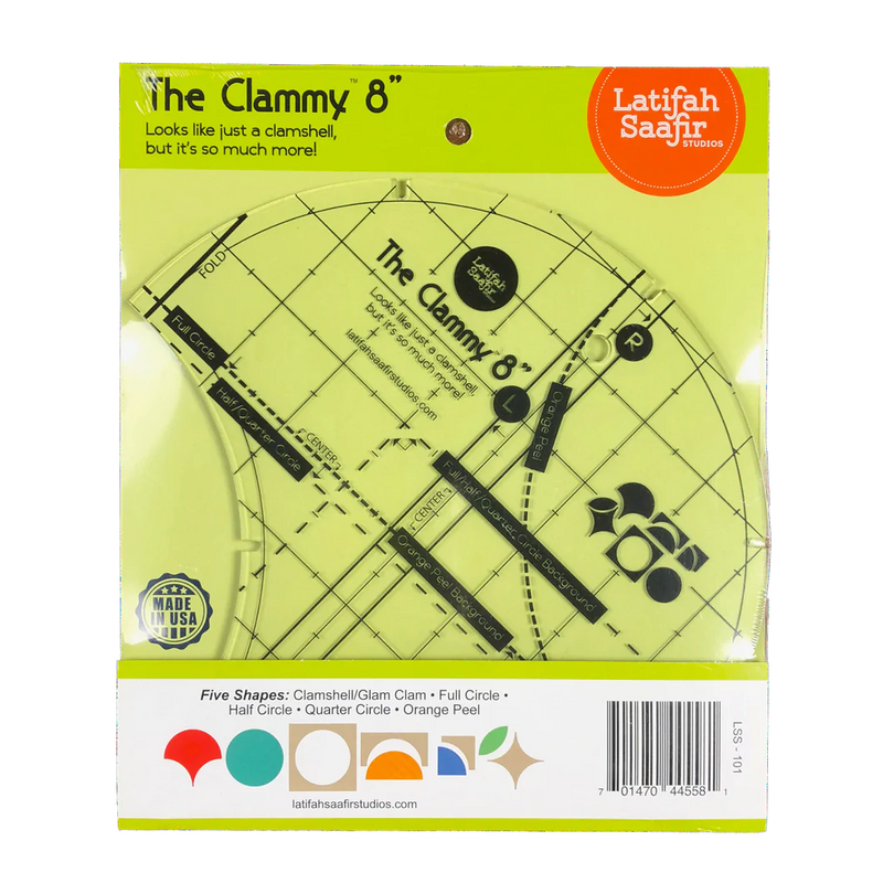 The Clammy 8" Ruler by Latifah Saafir Studios