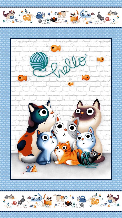 Hello Panel, Feline Friends by The Little Red House