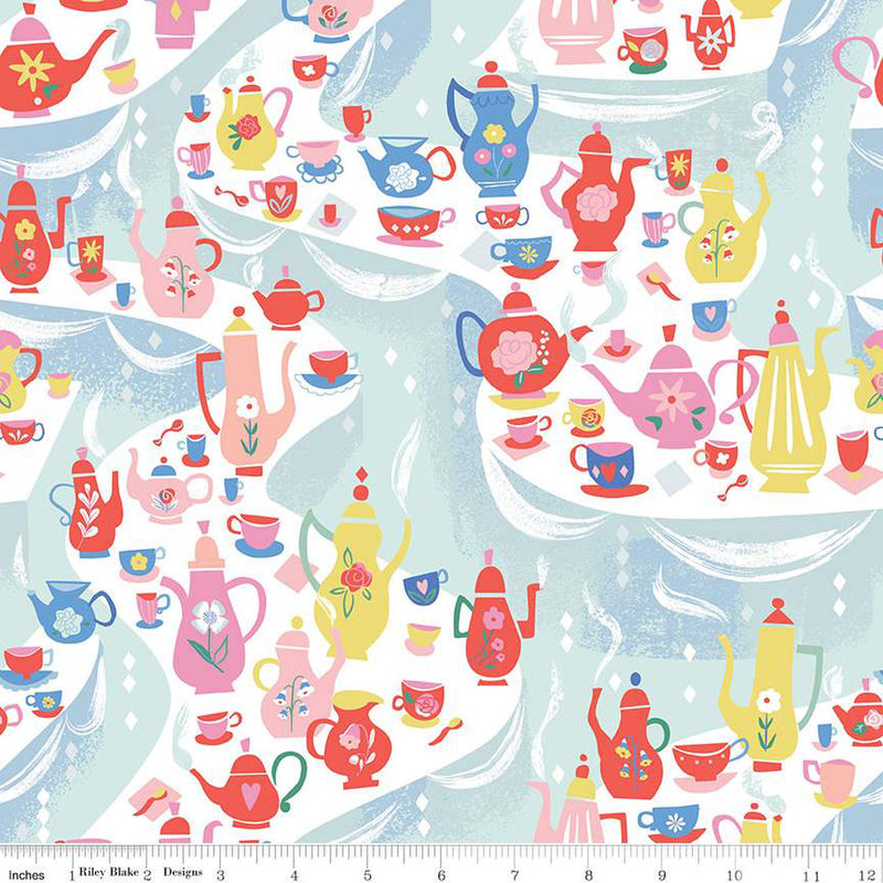 MULTI, Tea Party, Down the Rabbit Hole by Jill Howarth for Riley Blake Designs