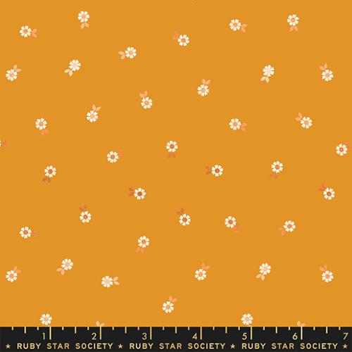 HONEY Metallic Daisy Dot, from Curio by Melody Miller for Ruby Star Society