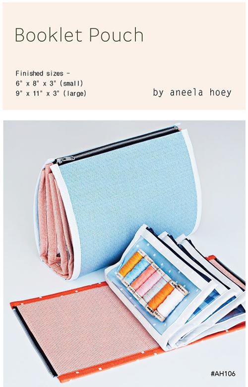 Booklet Pouch Pattern by Aneela Hoey Patterns