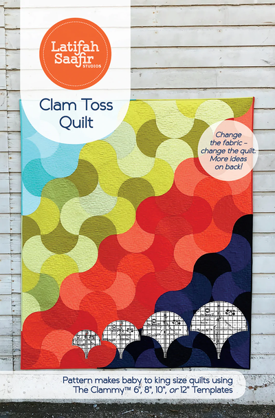 Clam Toss Quilt Pattern by Latifah Saafir Studios